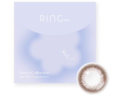WAVEワンデー UV リング plus フラワーコレクション リリーベール 30枚入り
