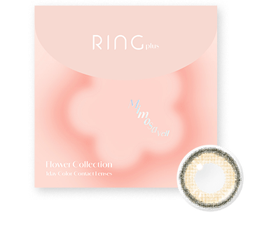 WAVEワンデー UV リング plus フラワーコレクション ミモザベール 30枚入り